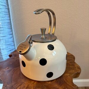 Kate Spade New York Deco Dot “Whistle While You Work” Tea Kettle
